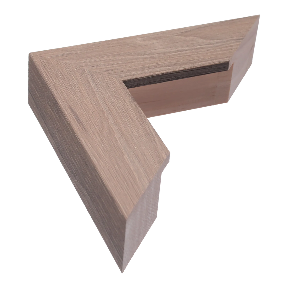 Classic II in walnut grain picture frame