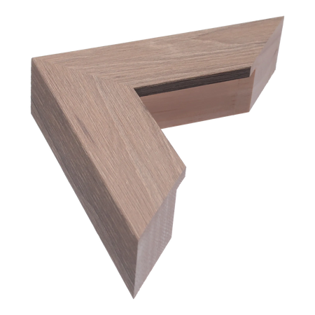Classic II in walnut grain picture frame