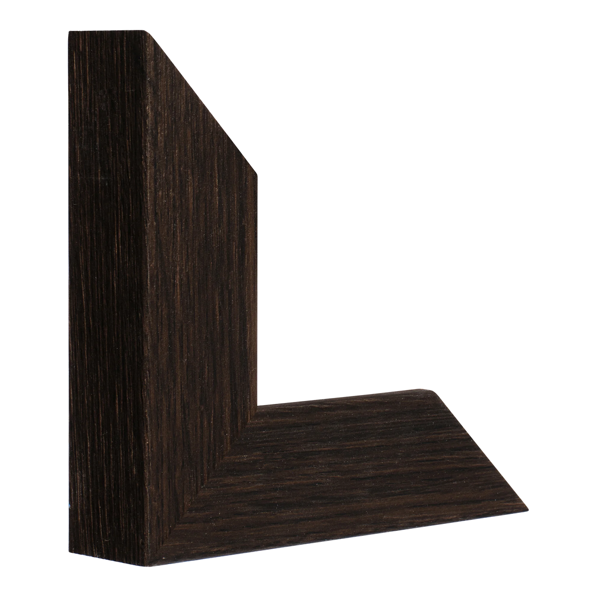 Vertical view of classic ii wenge grain picture frame