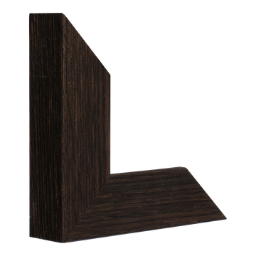Vertical view of classic ii wenge grain picture frame