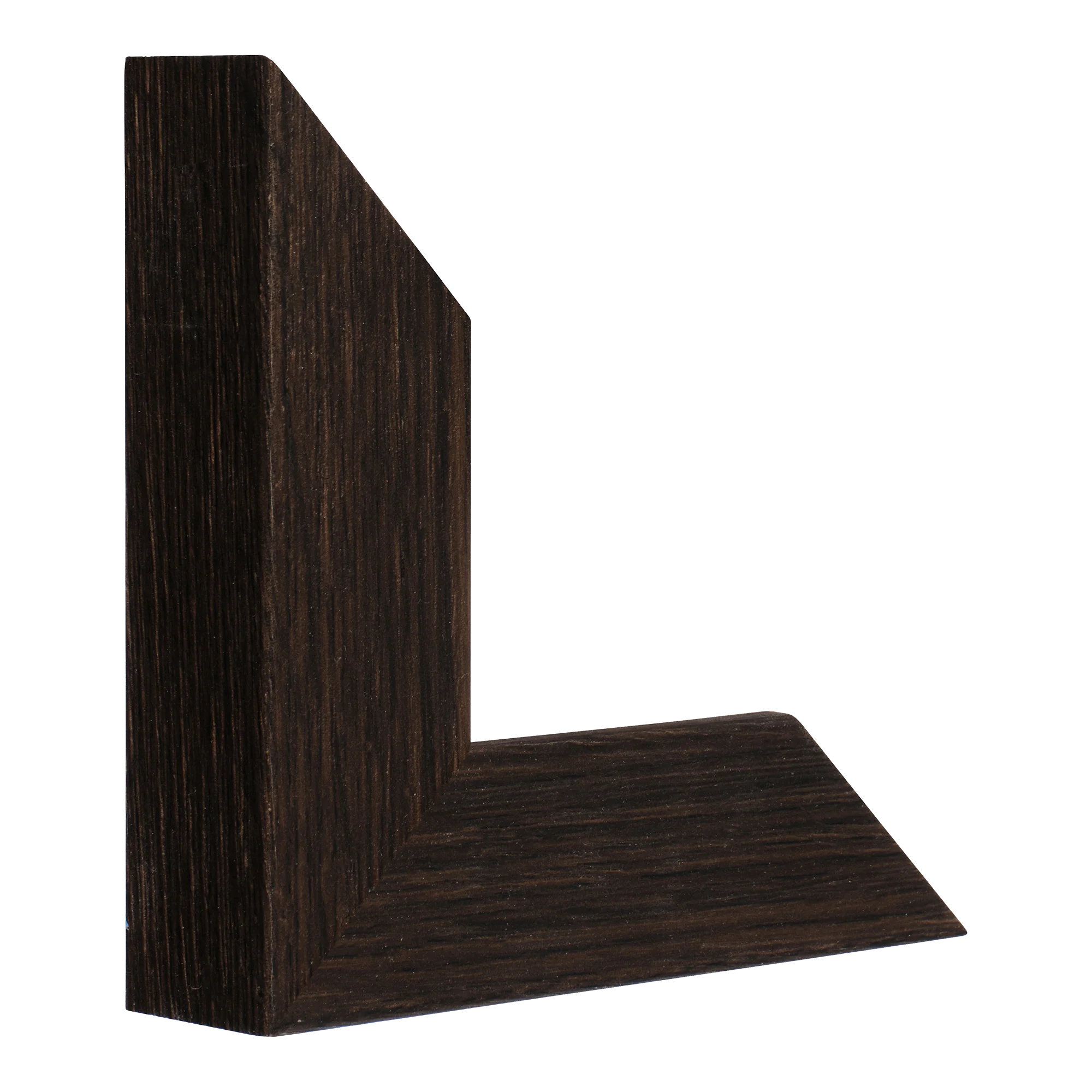 Vertical view of classic ii wenge grain picture frame