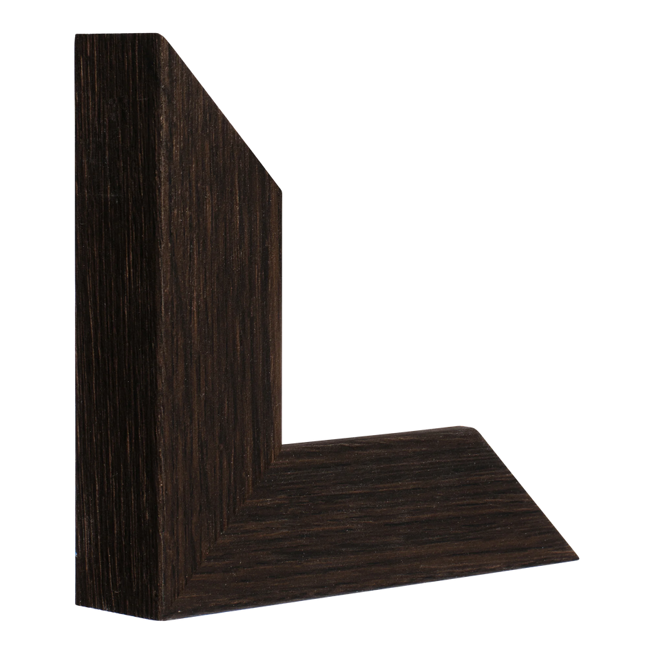 Vertical view of classic ii wenge grain picture frame