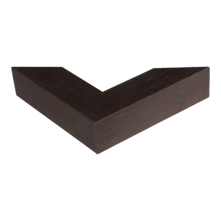 Corner view of Classic II in wenge grain picture frame