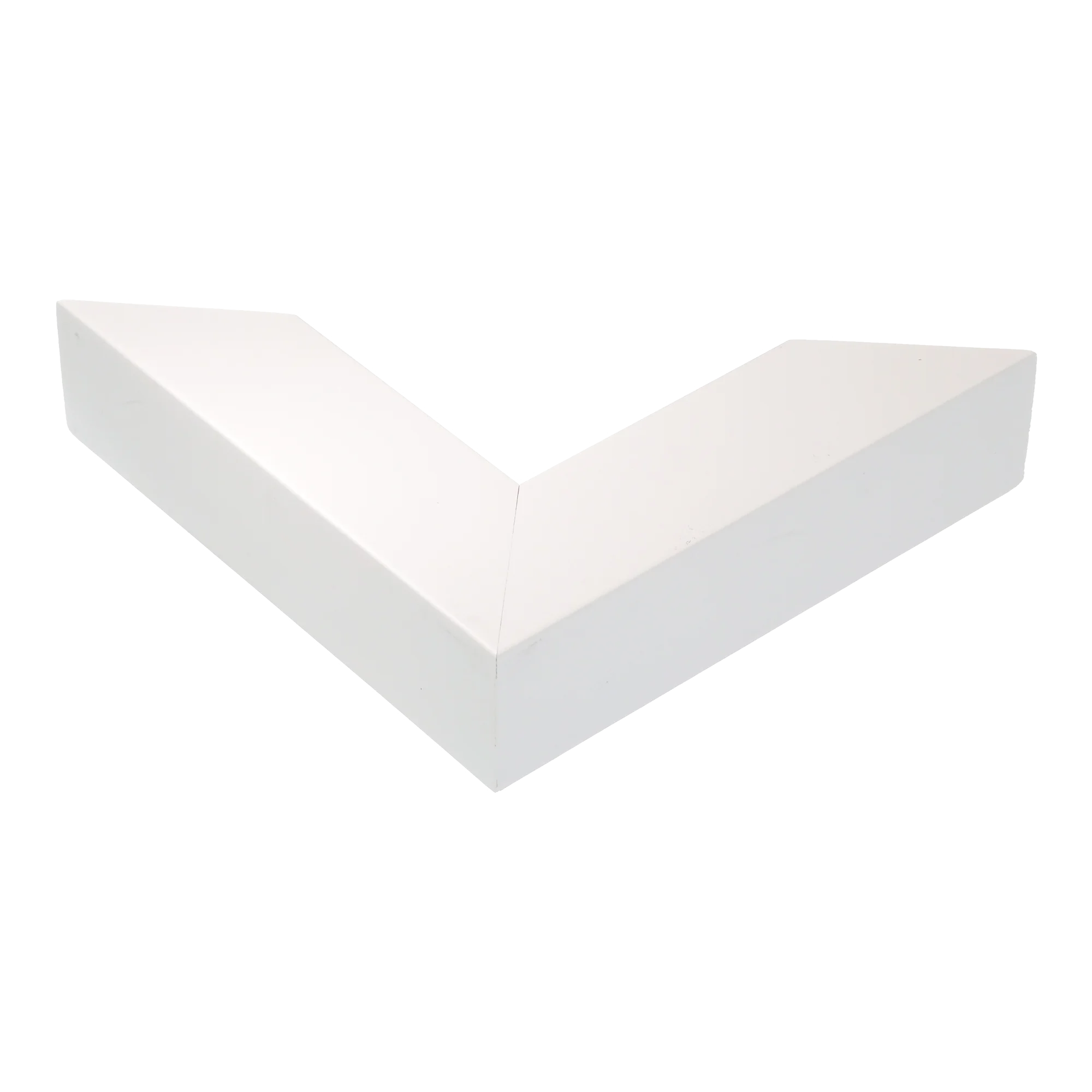 Corner view of Classic II in white picture frame