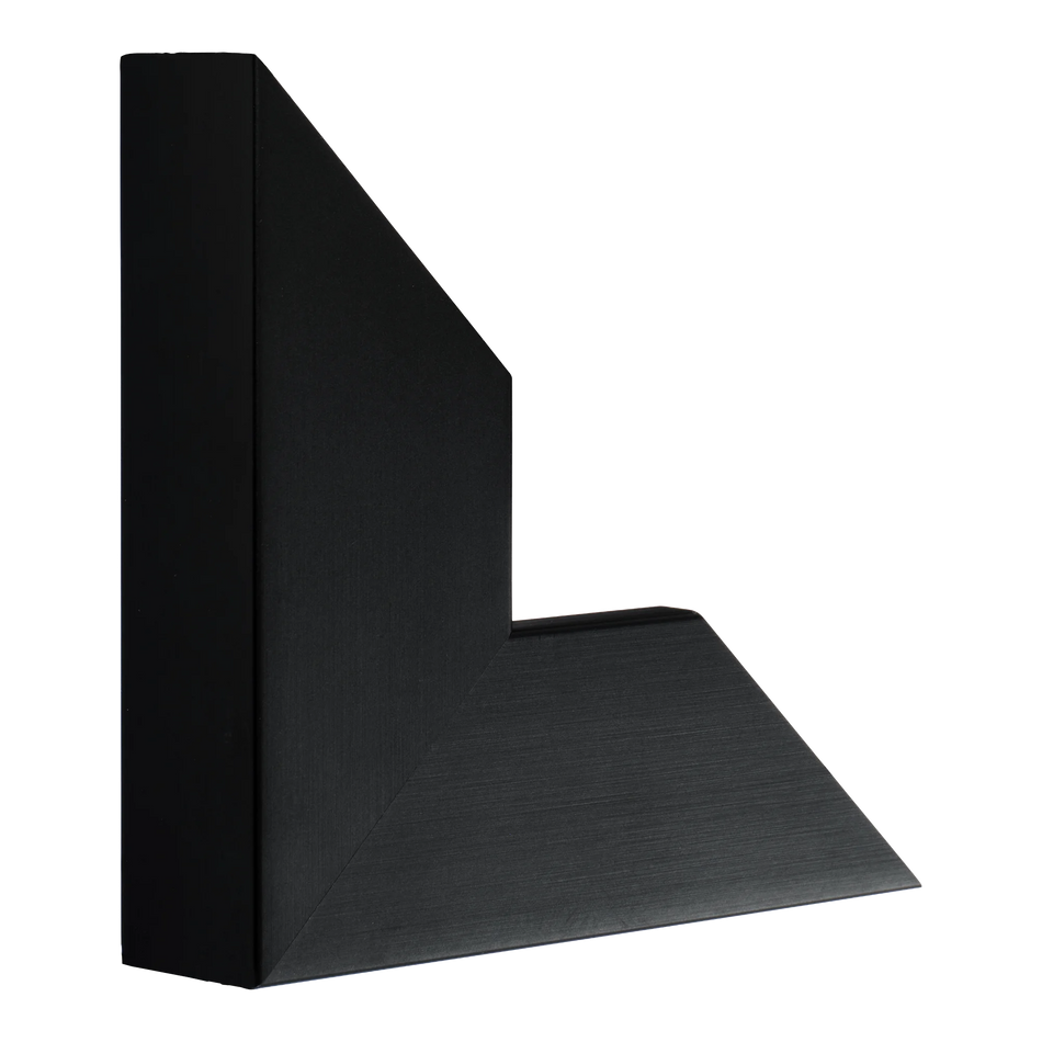 Vertical view of classic iii black picture frame