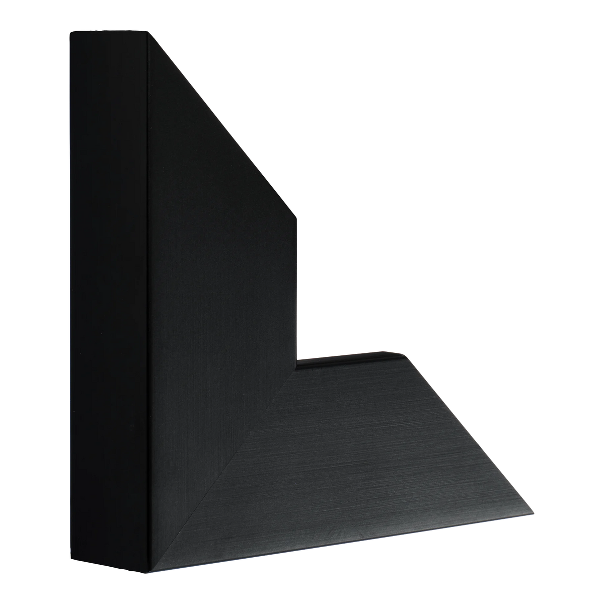 Vertical view of classic iii black picture frame