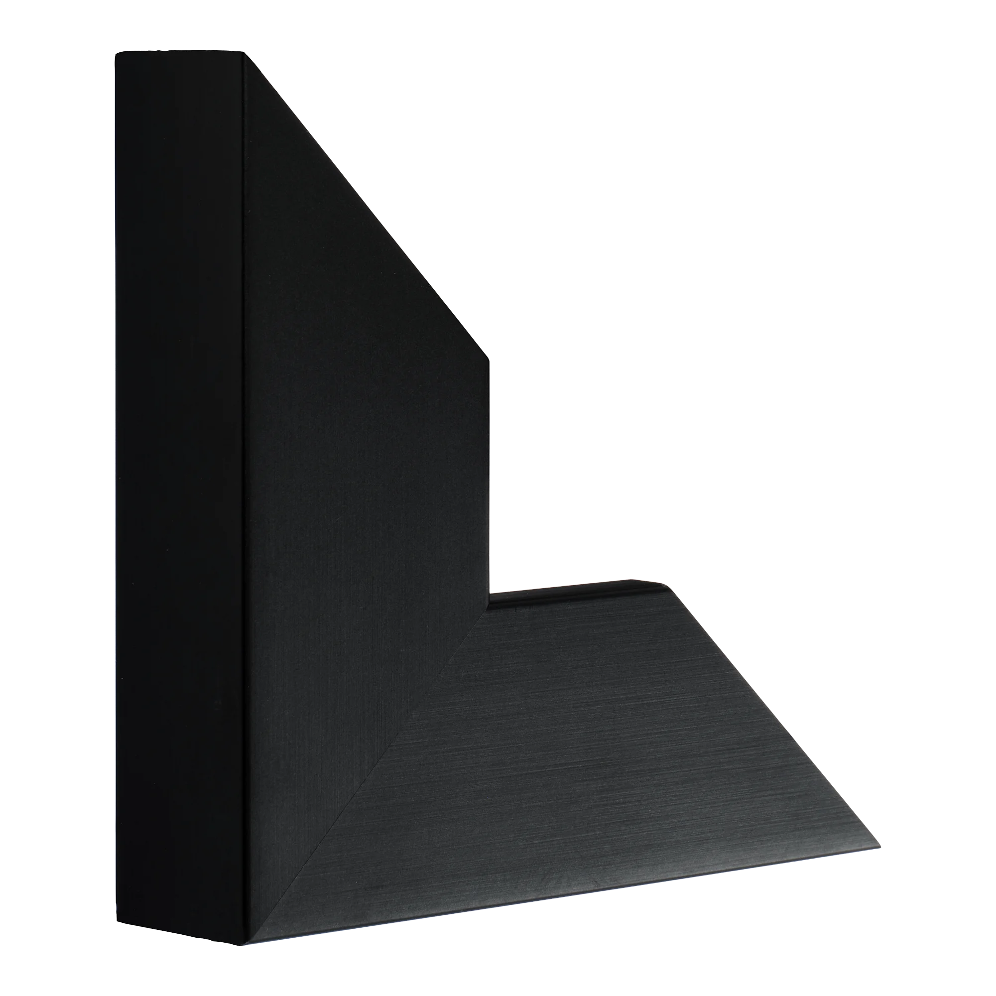 Vertical view of classic iii black picture frame