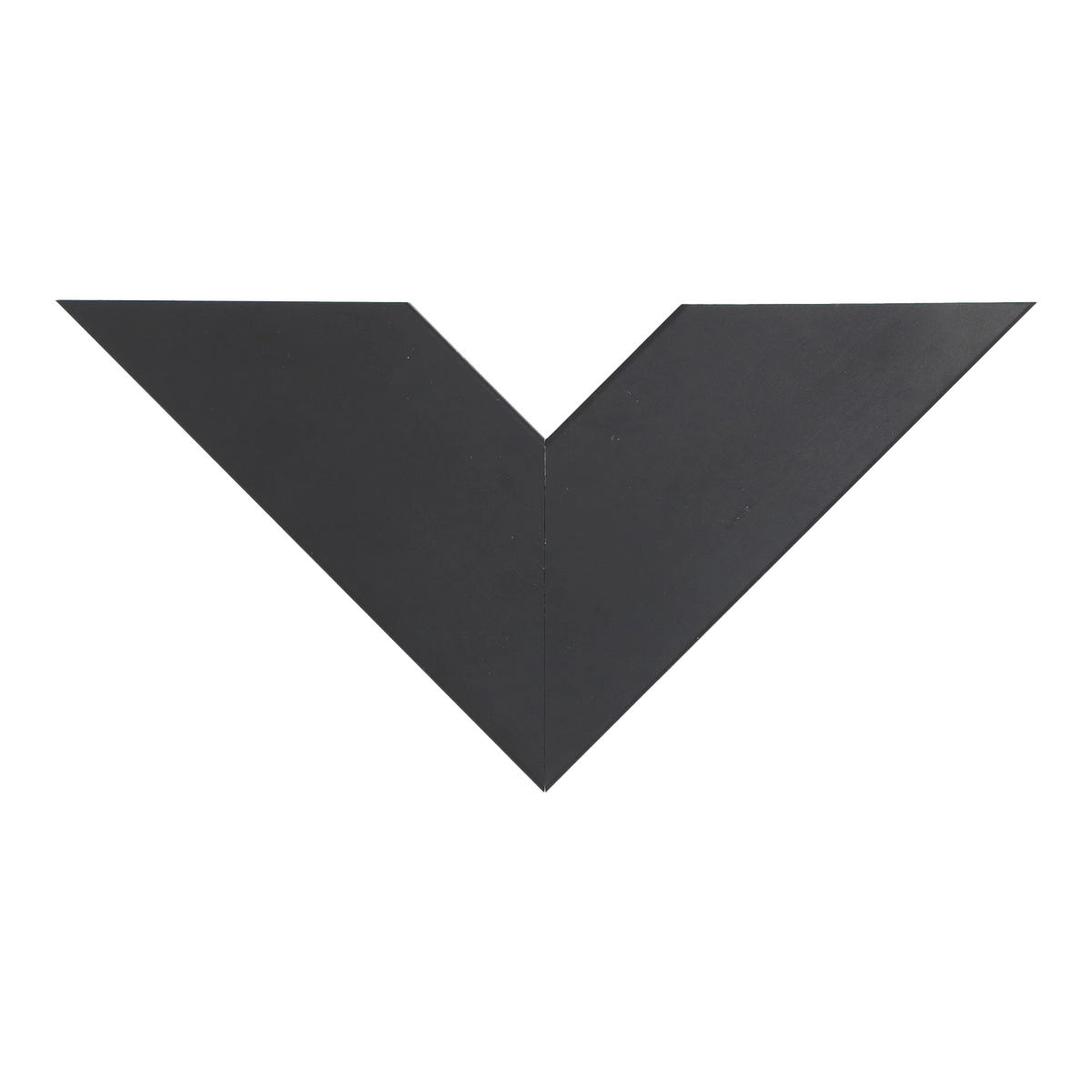 Top view of Classic III picture frame in black