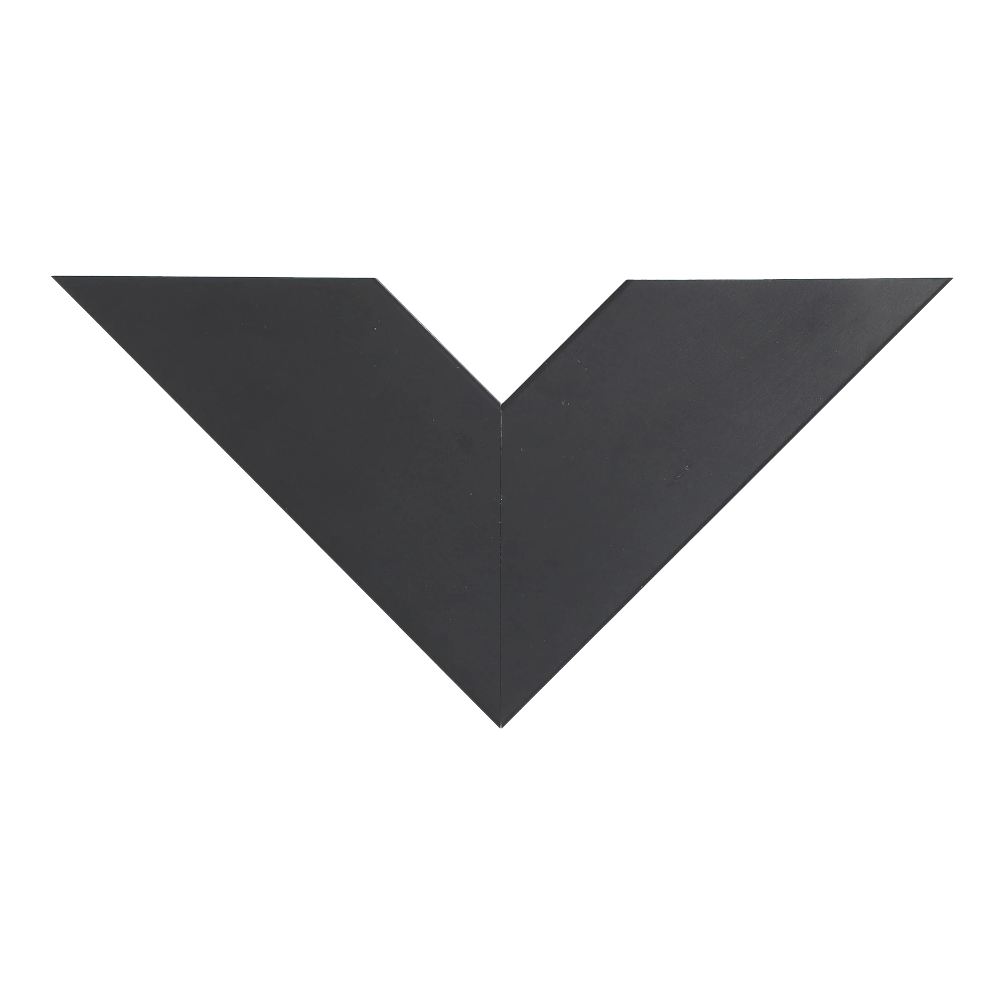 Top view of Classic III picture frame in black