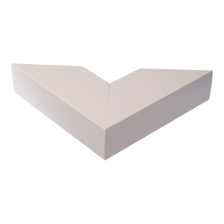 Corner view of Classic III in white picture frame