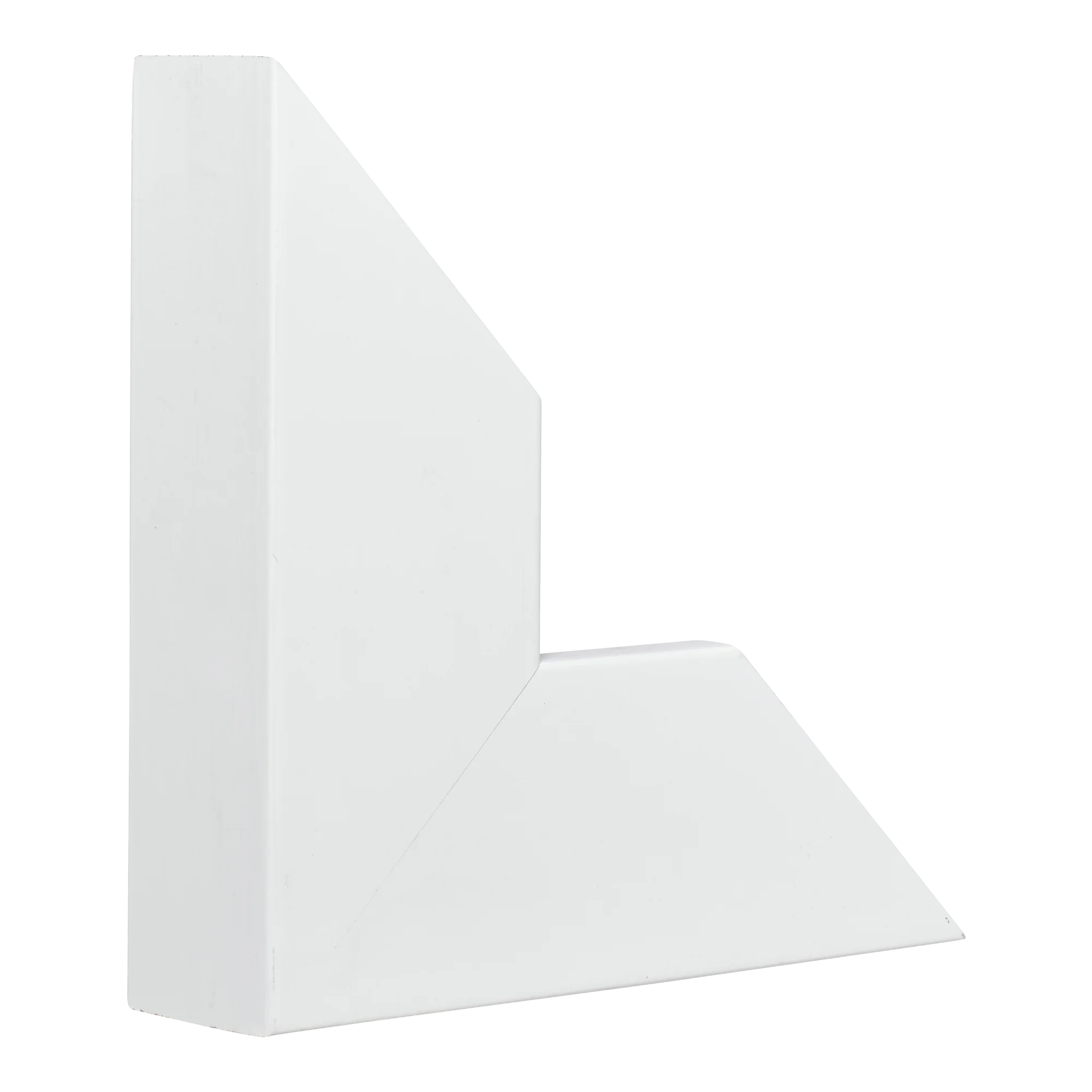 Vertical view of classic iii white picture frame