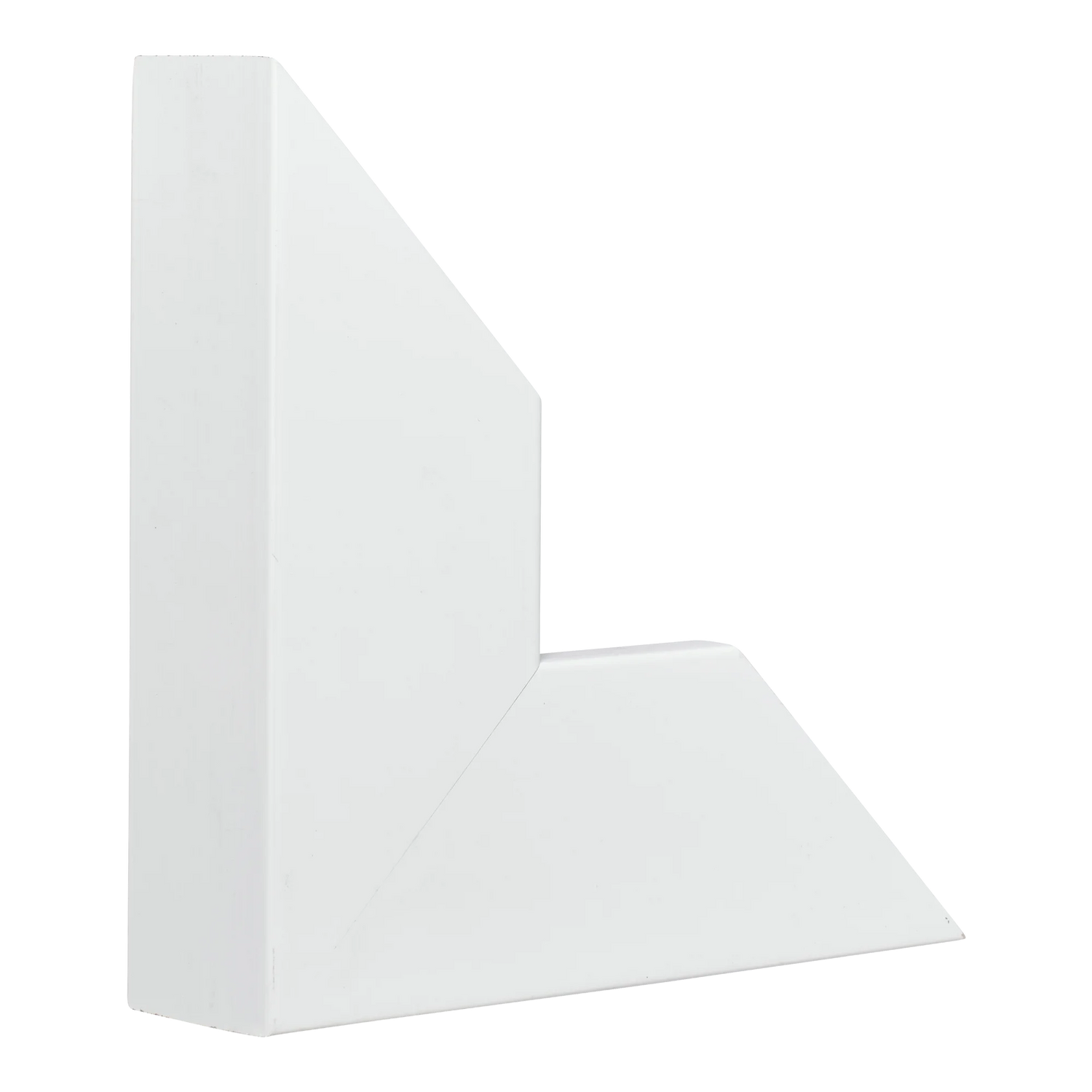 Vertical view of classic iii white picture frame