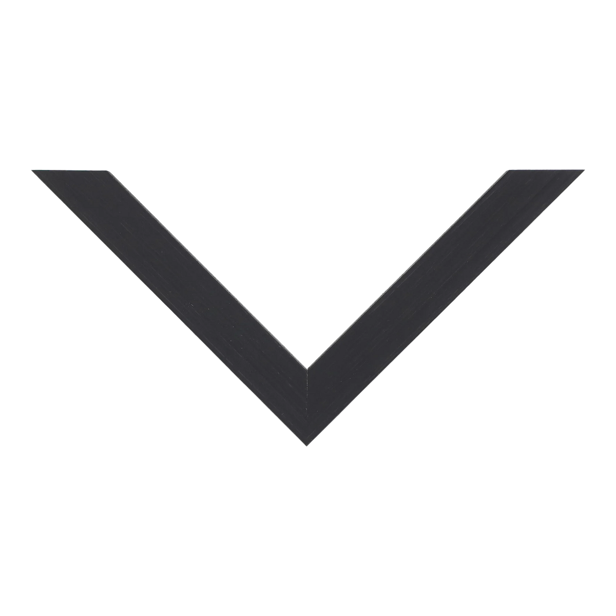 Top view of Cube picture frame in brushed black