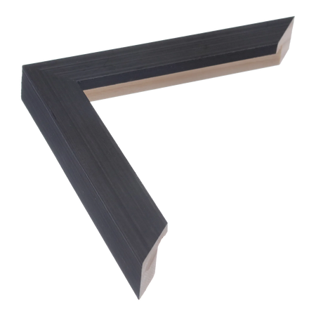 Cube in brushed black picture frame