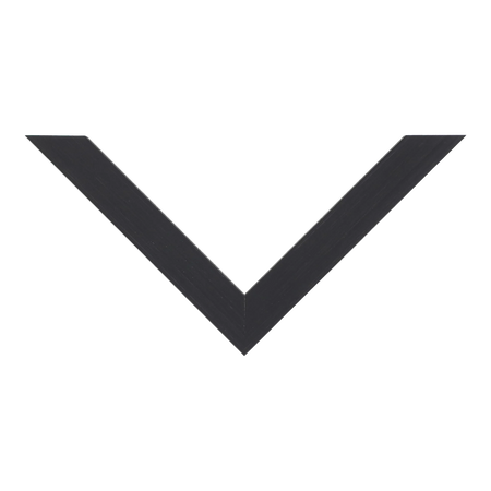 Top view of Cube picture frame in brushed black