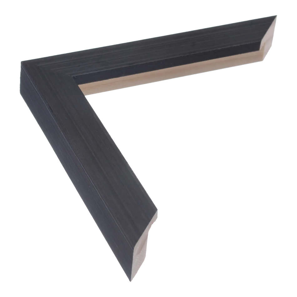 Cube in brushed black picture frame