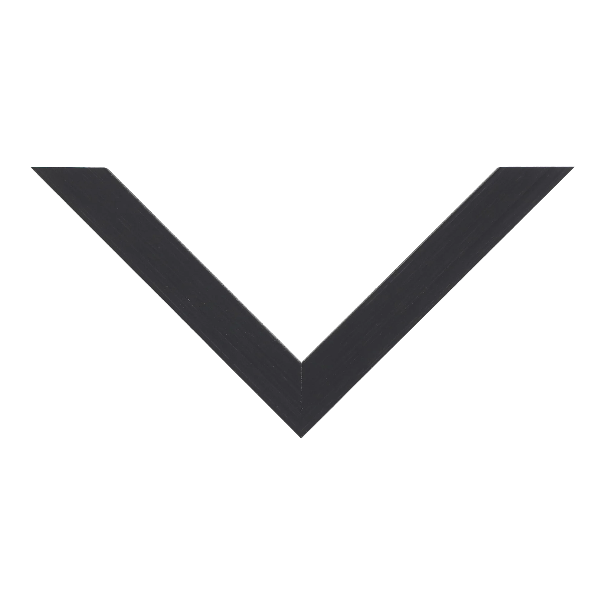 Top view of Cube picture frame in brushed black