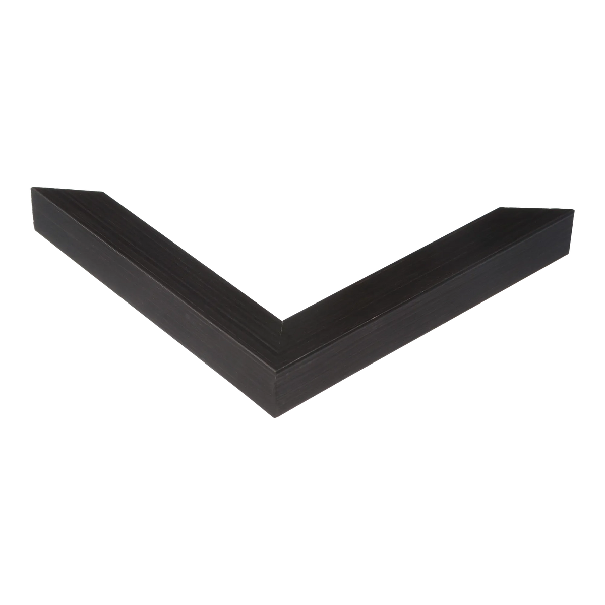 Corner view of Cube in brushed black picture frame