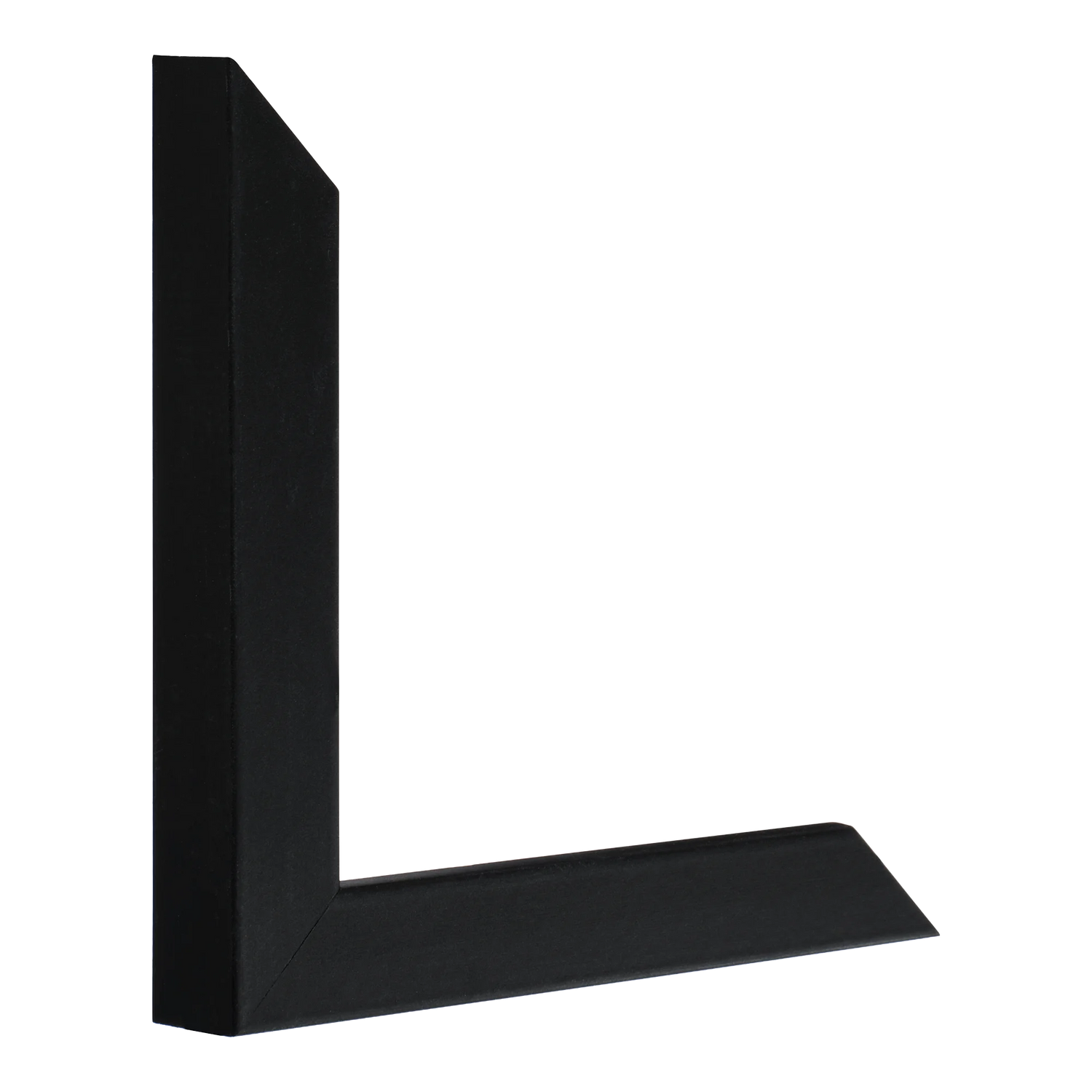 Vertical view of cube black picture frame