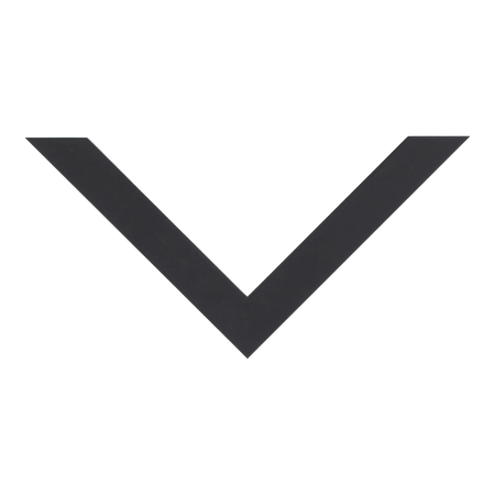 Top view of Cube picture frame in black