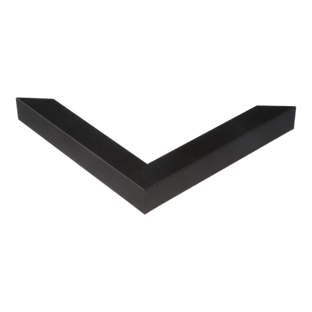 Corner view of Cube in black picture frame