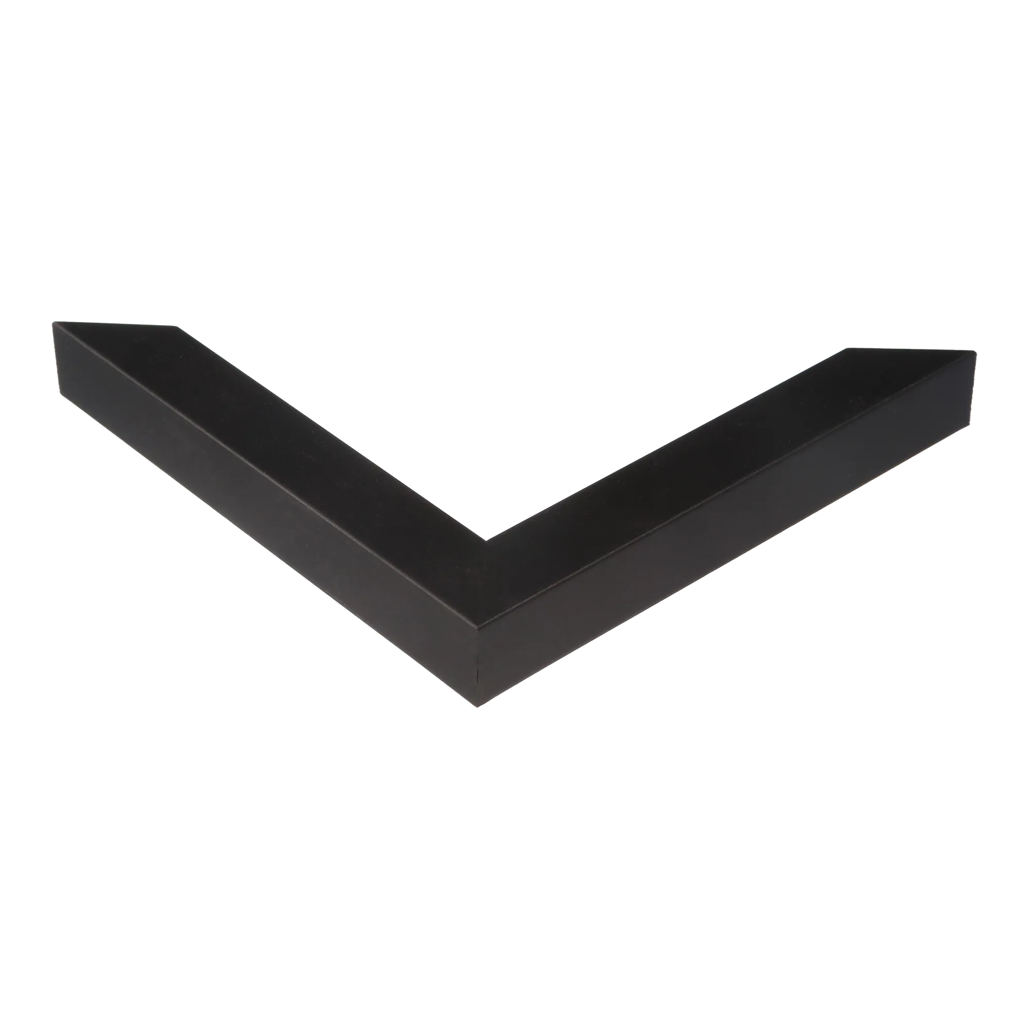 Corner view of Cube in black picture frame