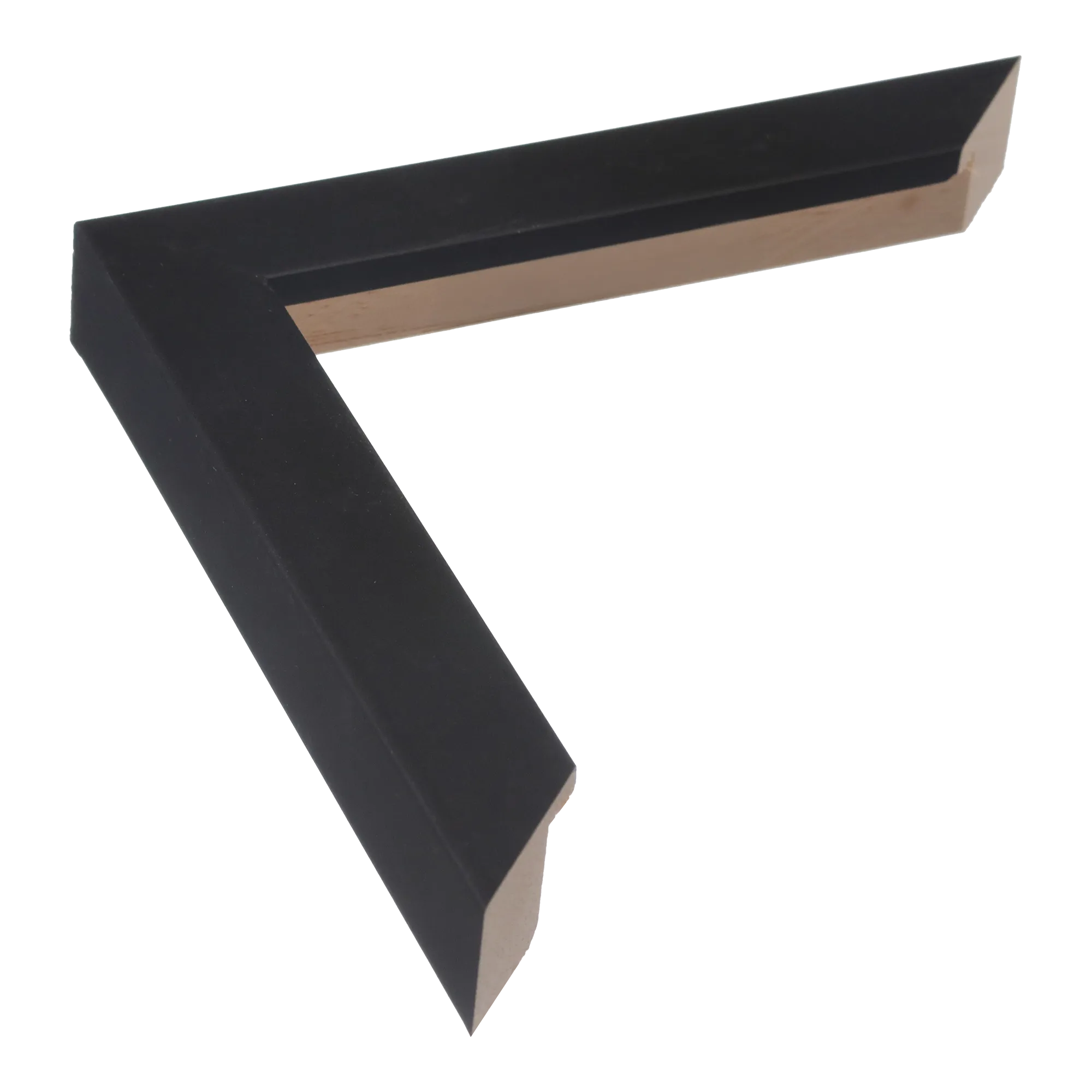 Cube in black picture frame