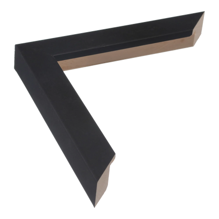 Cube in black picture frame