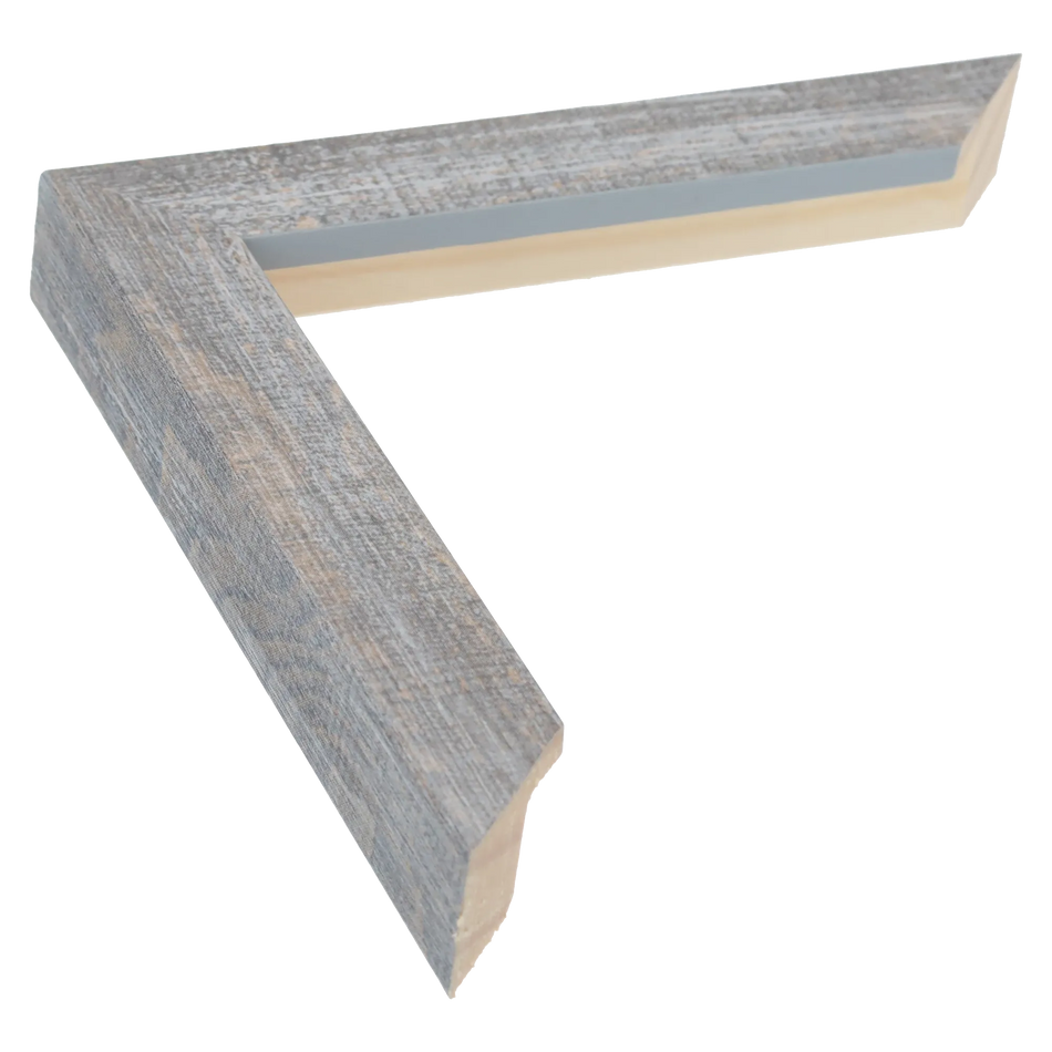 Cube in blue picture frame