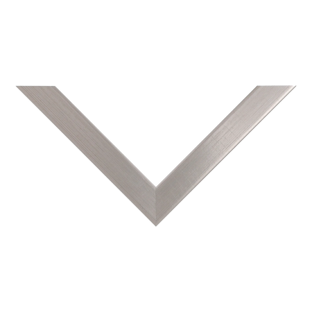 Top view of Cube picture frame in brushed pewter