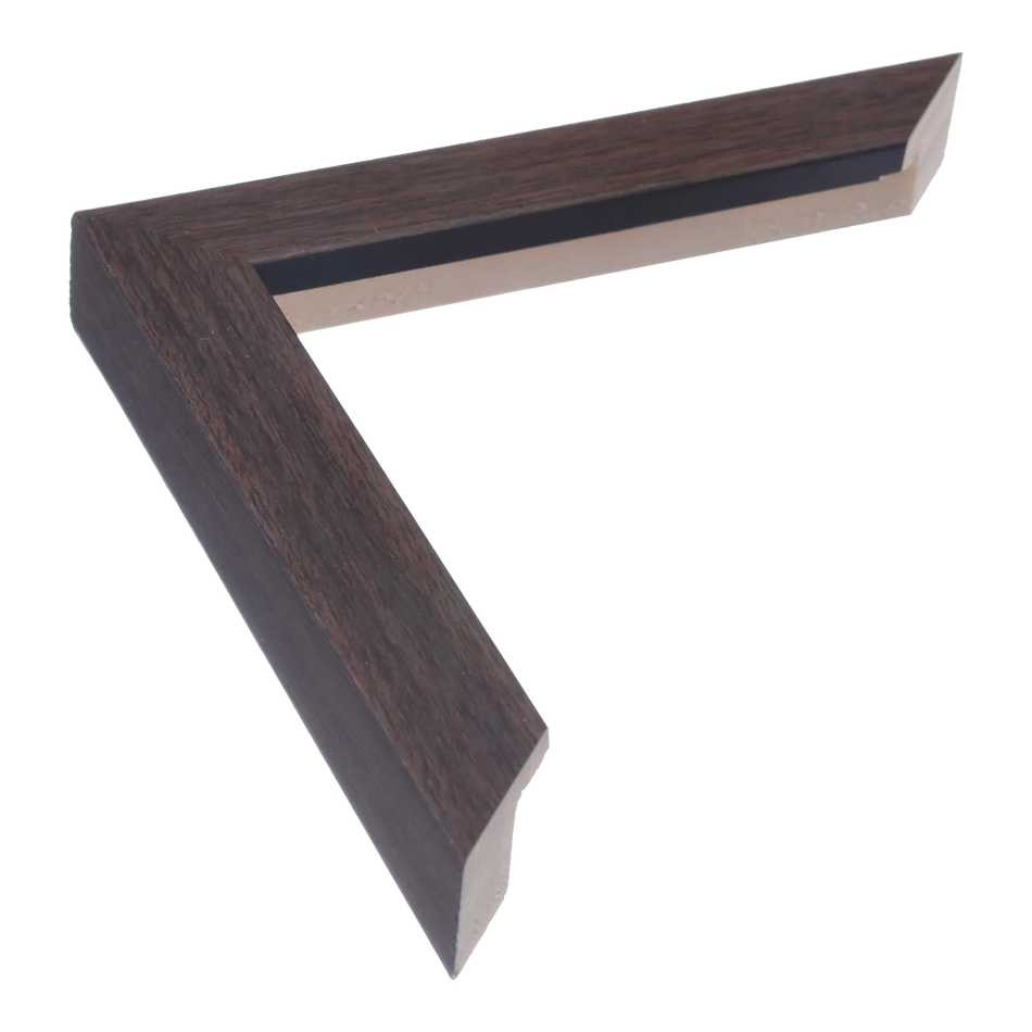 Cube in brown picture frame