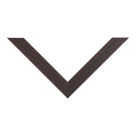 Top view of Cube picture frame in brown