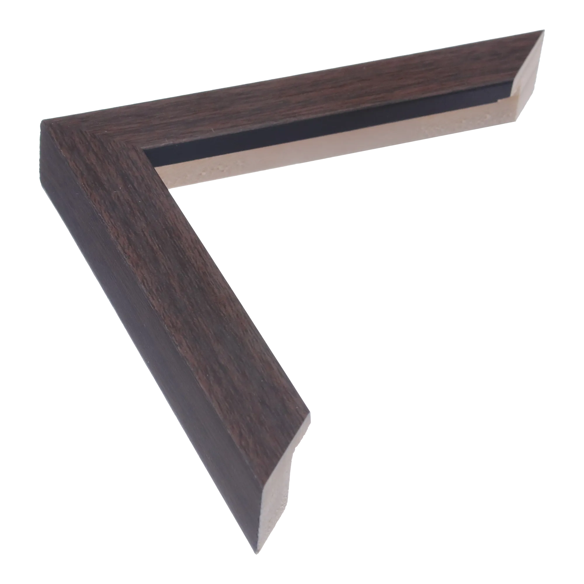 Cube in brown picture frame