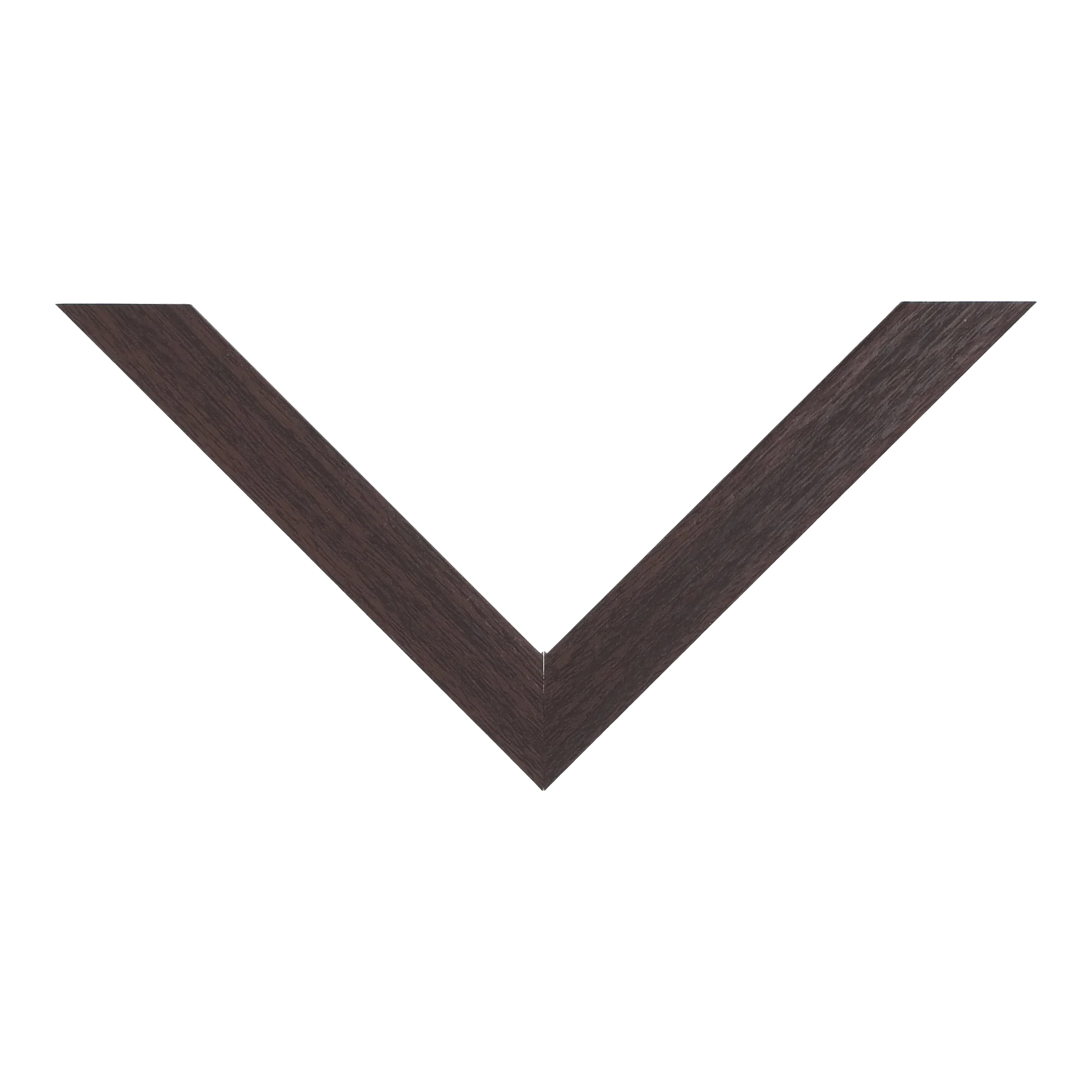 Top view of Cube picture frame in brown