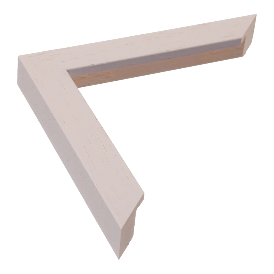 Cube in cream grain picture frame