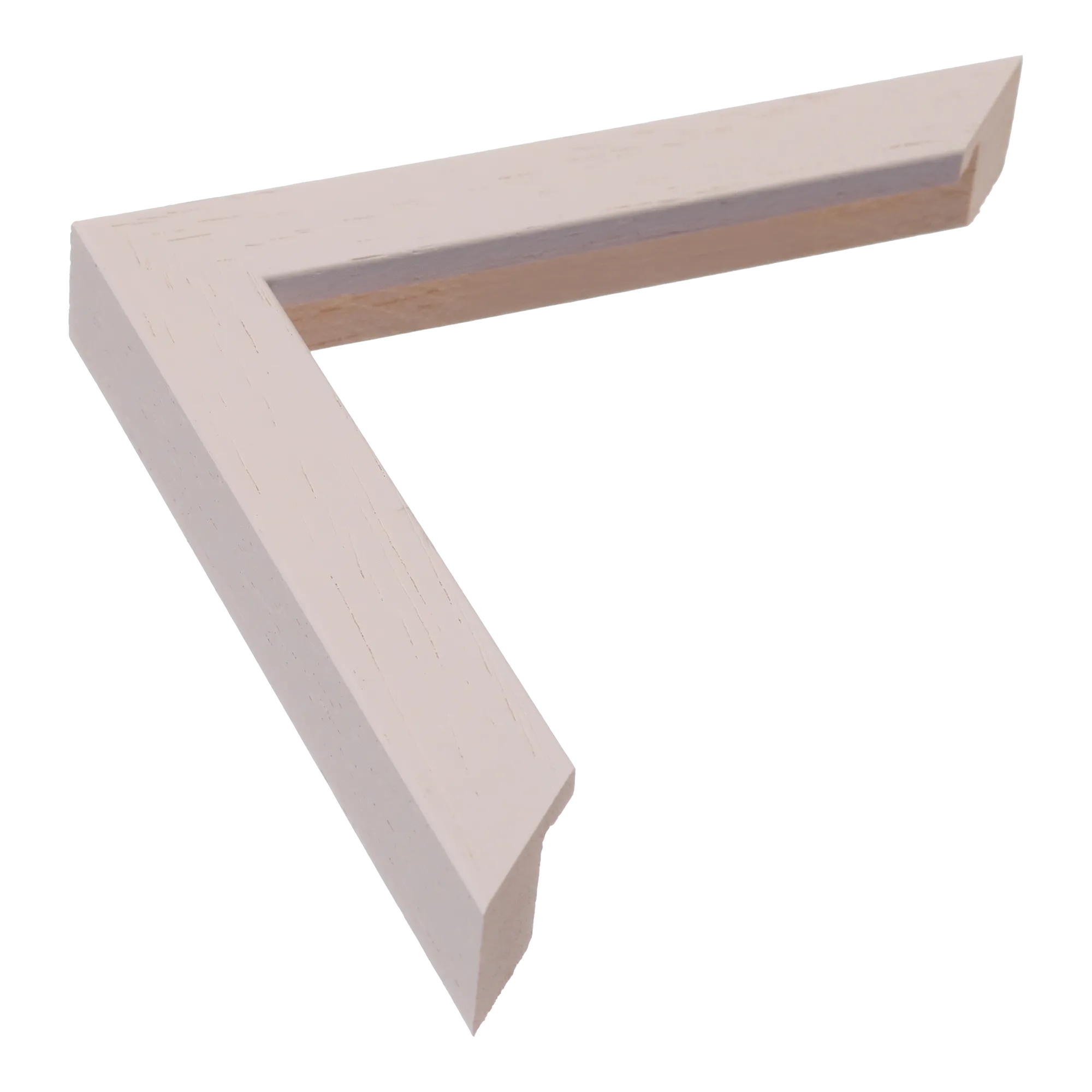 Cube in cream grain picture frame