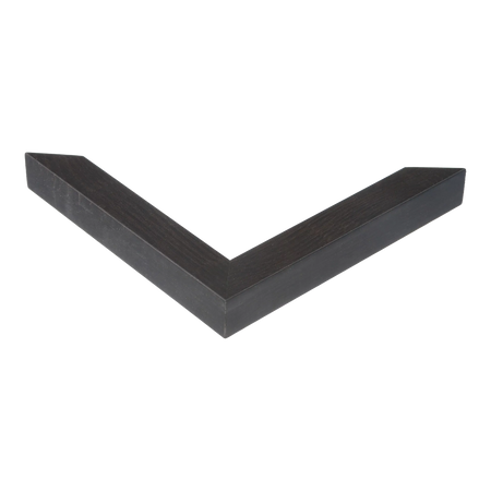 Corner view of Cube in chocolate picture frame