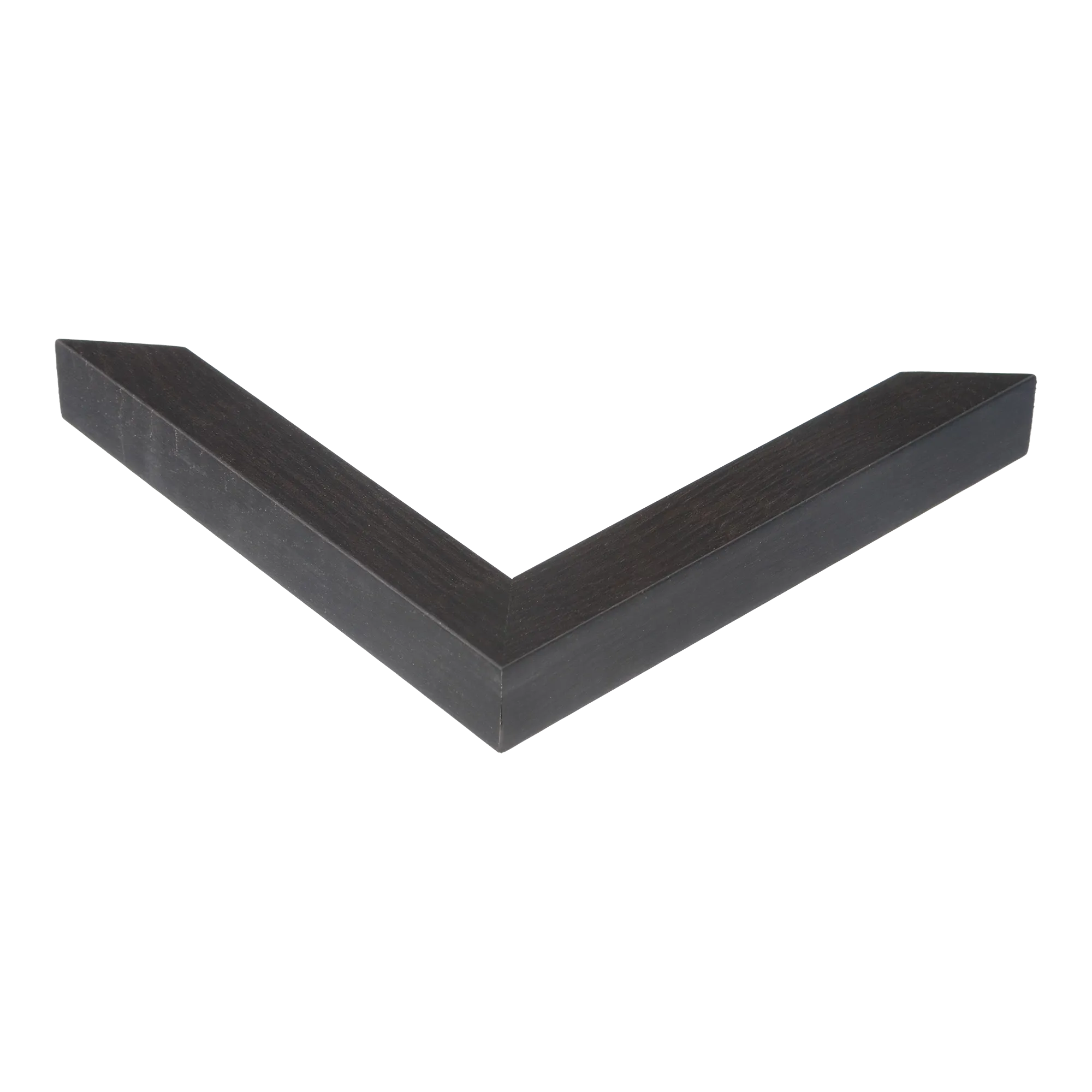 Corner view of Cube in chocolate picture frame