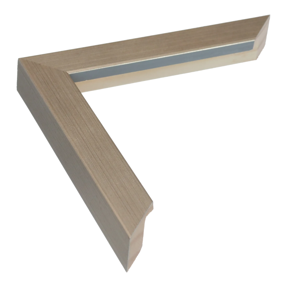 Cube in champagne picture frame