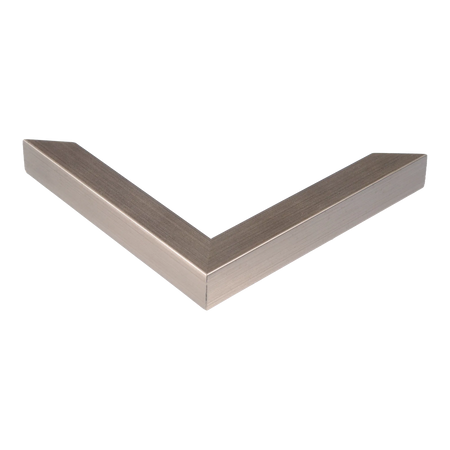 Corner view of Cube in champagne picture frame