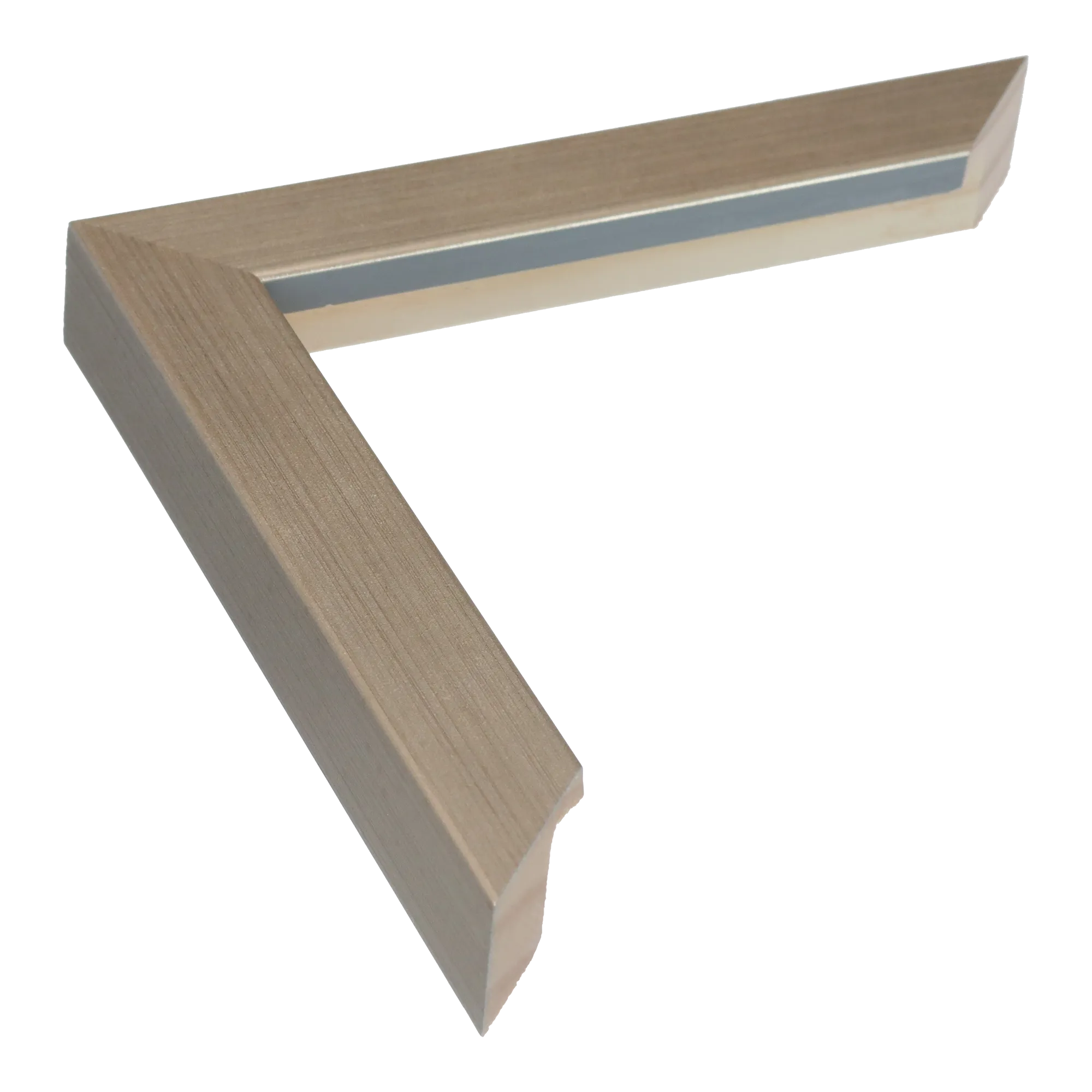 Cube in champagne picture frame