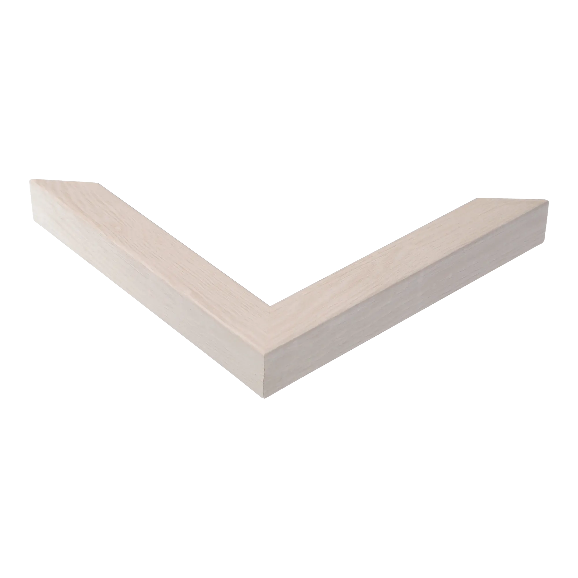 Corner view of Cube in cream picture frame