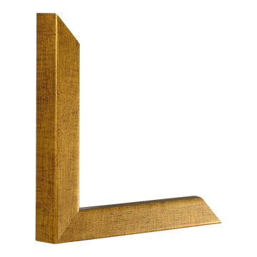 Vertical view of cube dark gold picture frame sample