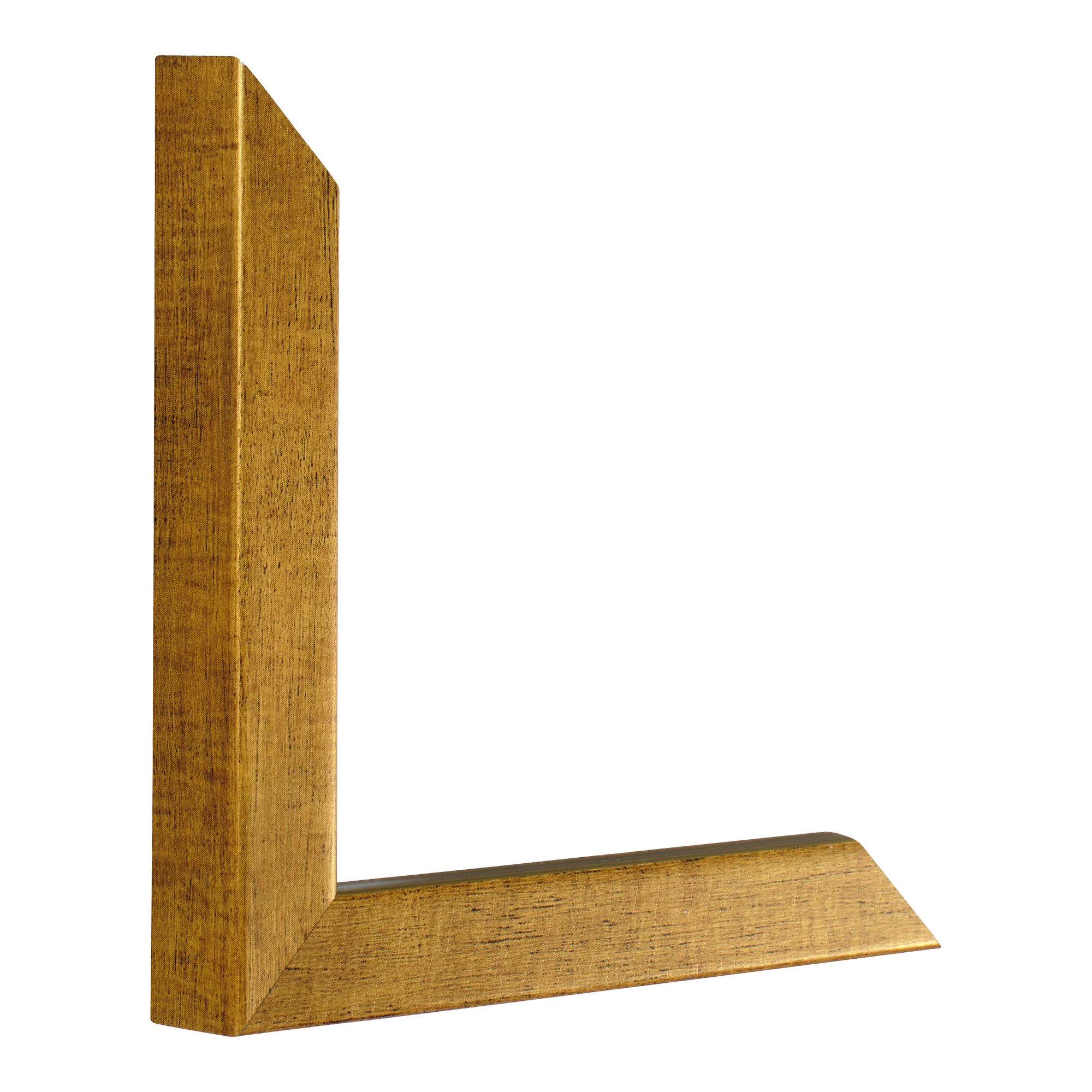 Vertical view of cube dark gold picture frame