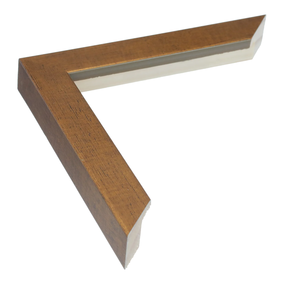 Cube in dark gold picture frame