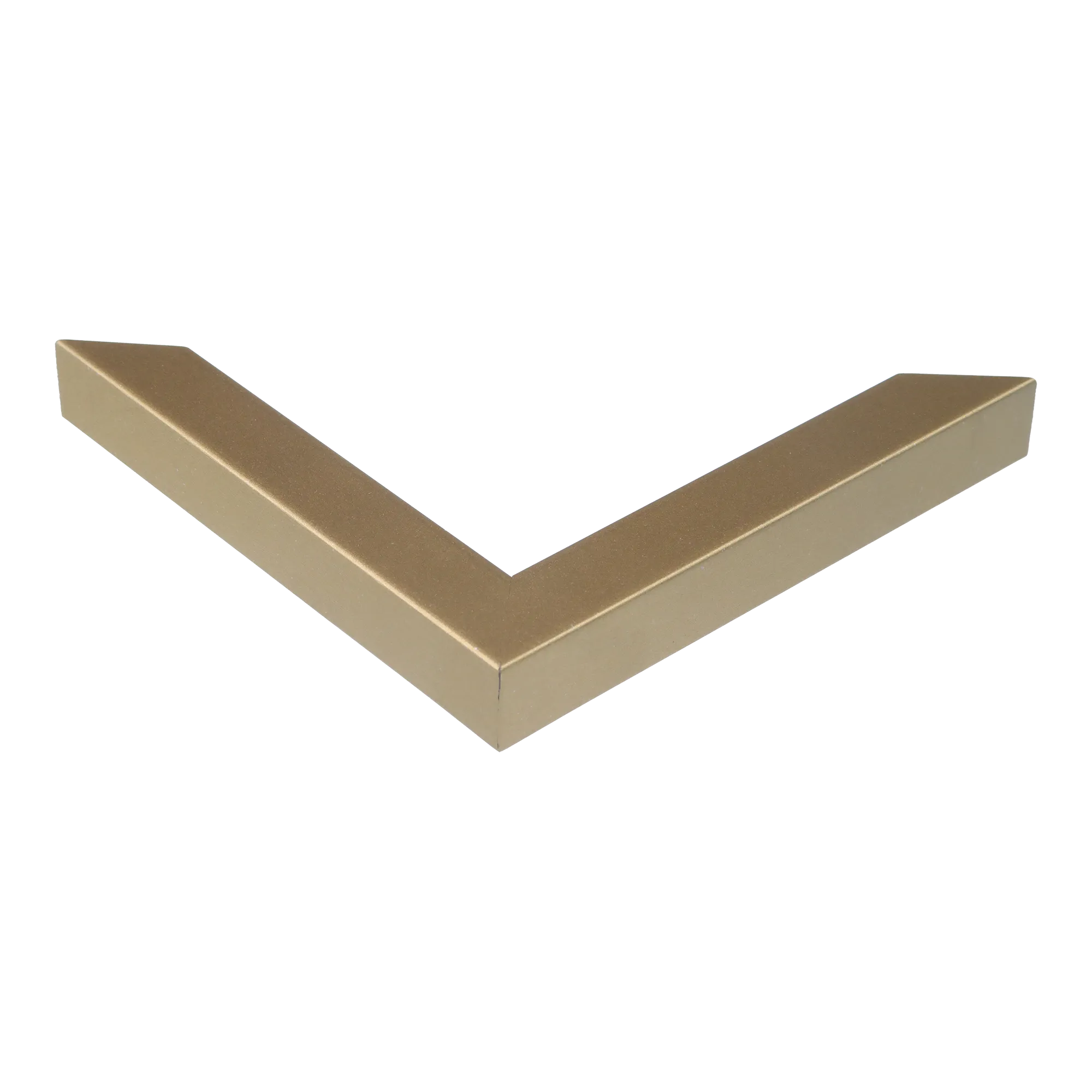 Corner view of Cube in gold picture frame