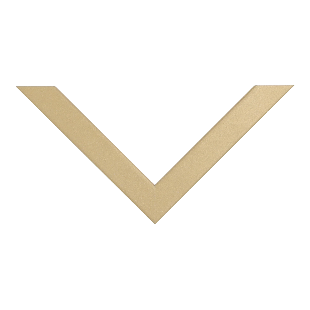 Top view of Cube picture frame in gold