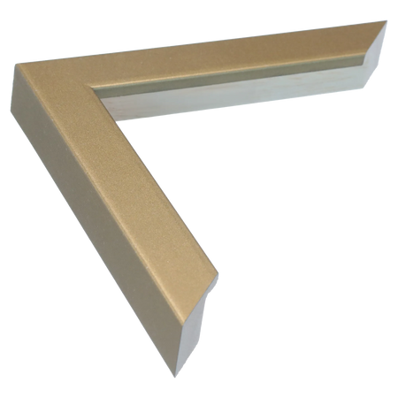 Cube in gold picture frame