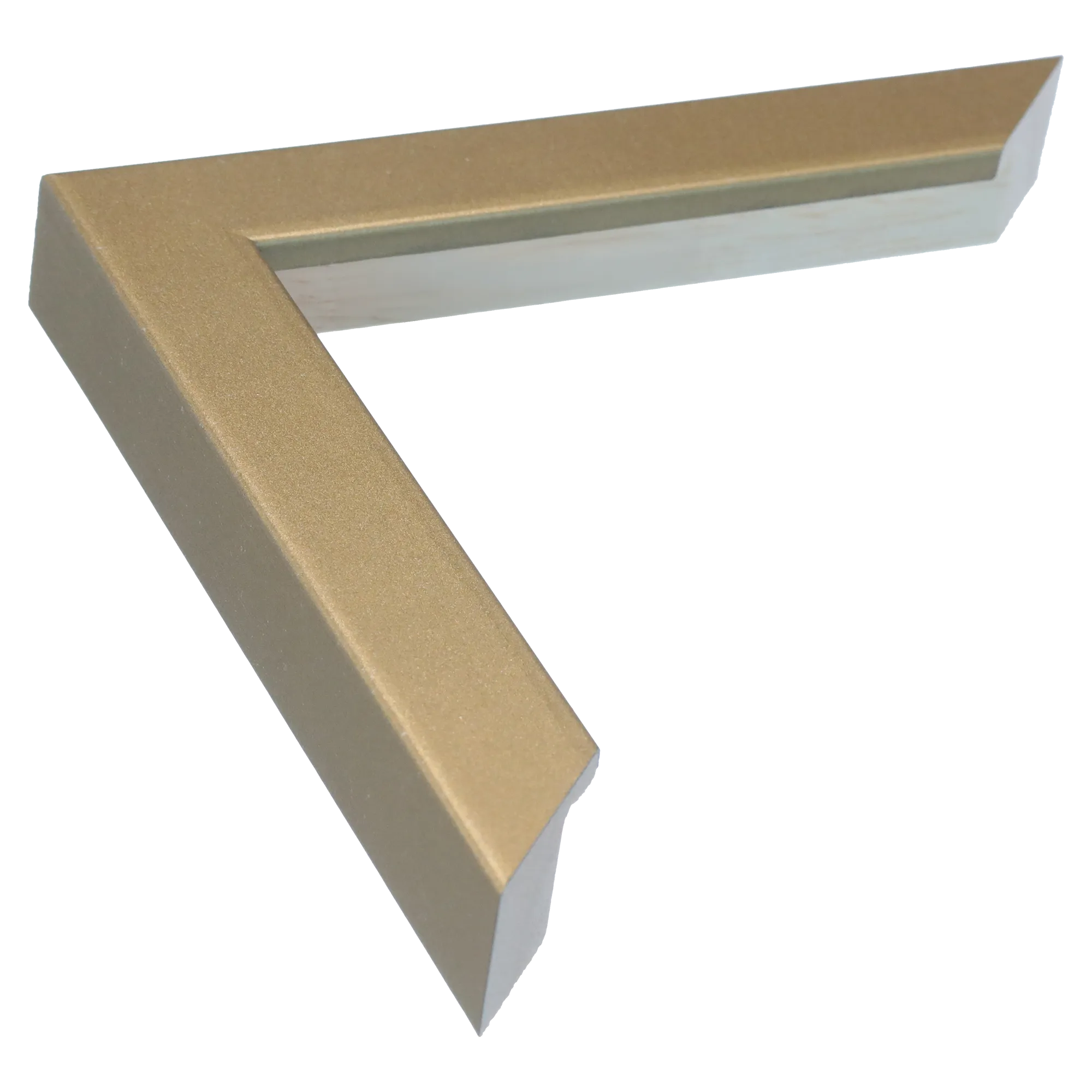 Cube in gold picture frame