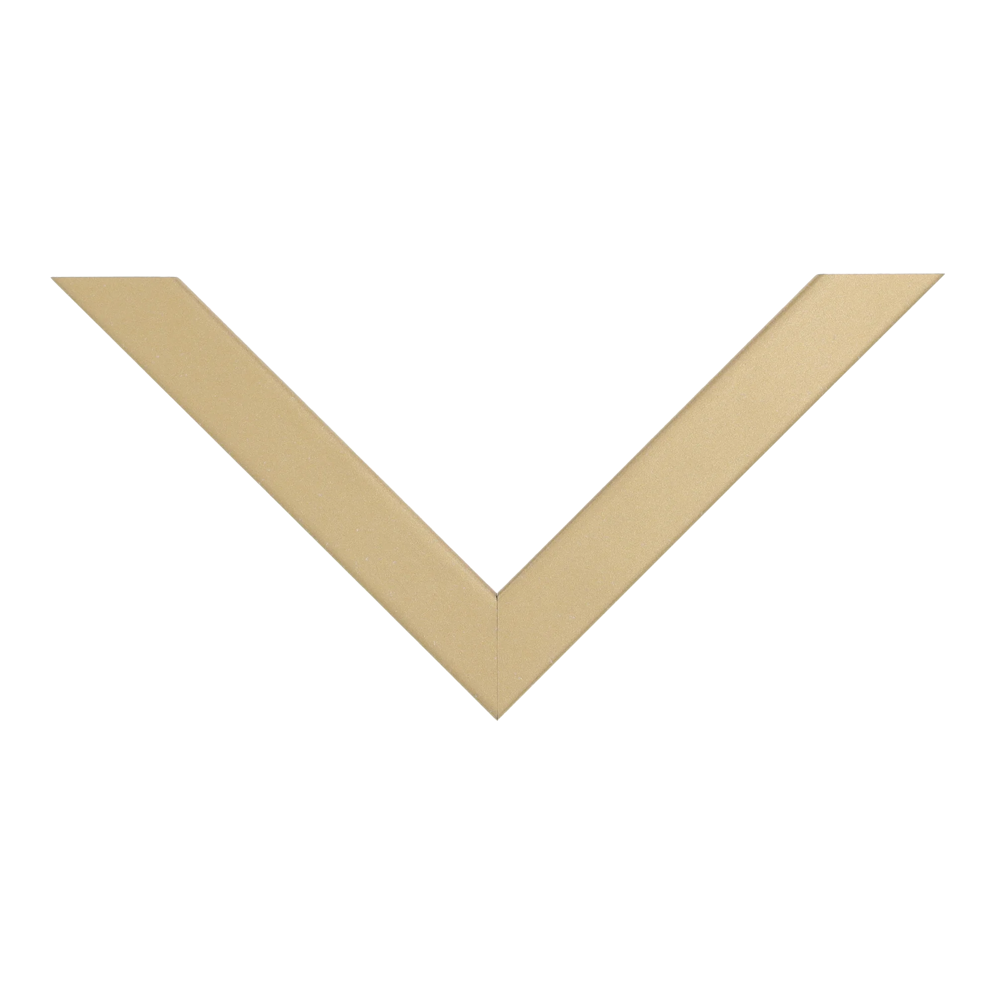 Top view of Cube picture frame in gold